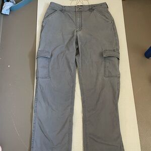 Hollister Gray Cargo Pants
